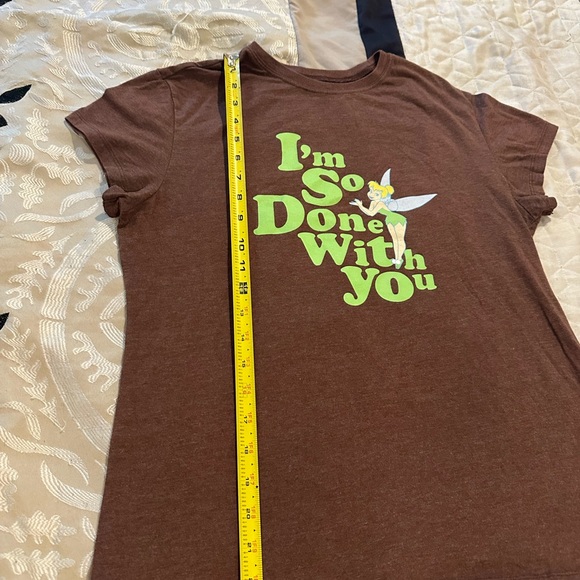 Vintage Disney Tinker Bell xl t-shirt vgc I am so done with you. - Picture 2 of 6